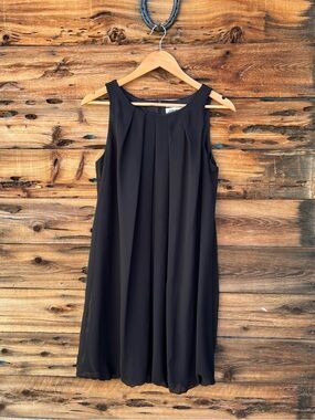 J.B.S. | Classic Black Sleeveless Pleated Dress 6